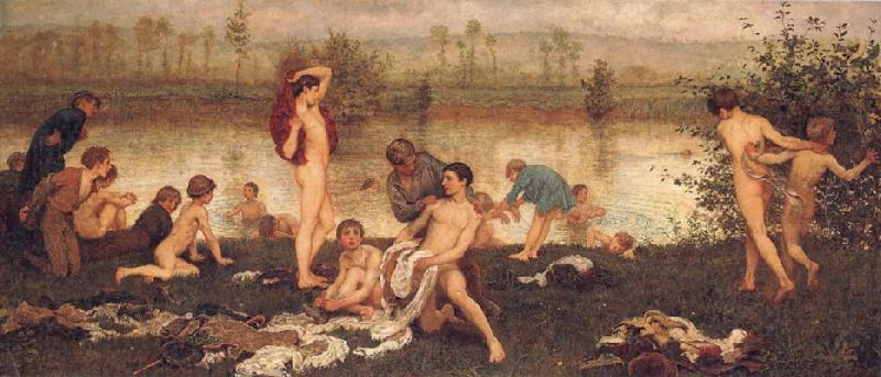 Frederick Walker,ARA,RWS The Bathers